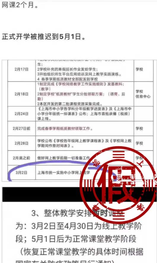 國際學(xué)校家長注意了 辟謠！上海5月1日才開學(xué)？假的！市教育局這樣回應(yīng)……